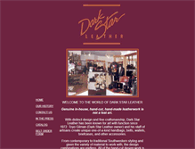 Tablet Screenshot of darkstarleather.com